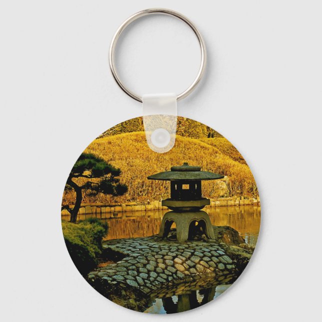 Japanese Garden Key Ring (Front)
