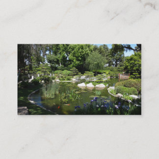 Japanese Garden Koi Pond and Nature Business Card