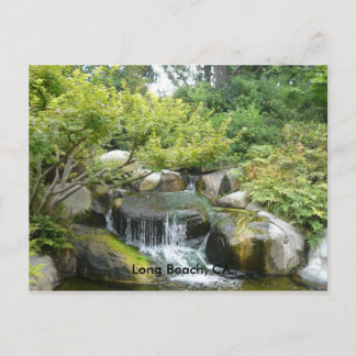 Japanese Garden, Long Beach, CA Postcard