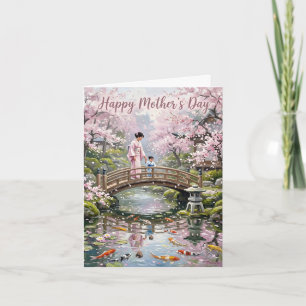 Japanese Garden Mother & Child Mother's Day Card