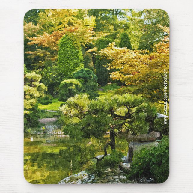 Japanese Garden Mouse Pad (Front)