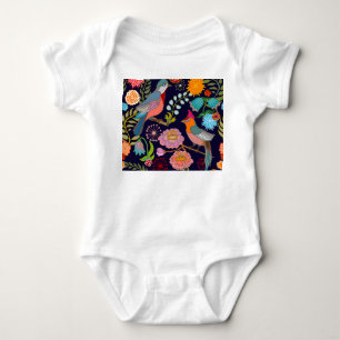 Japanese Garden: Oriental Victorian Seamless Baby Bodysuit