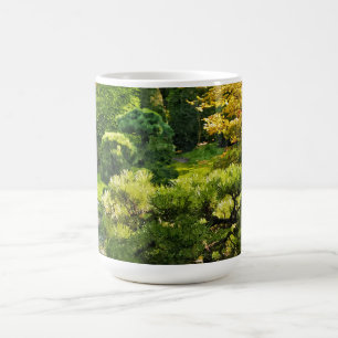 Japanese Garden Painting Effect Landscape Coffee Mug
