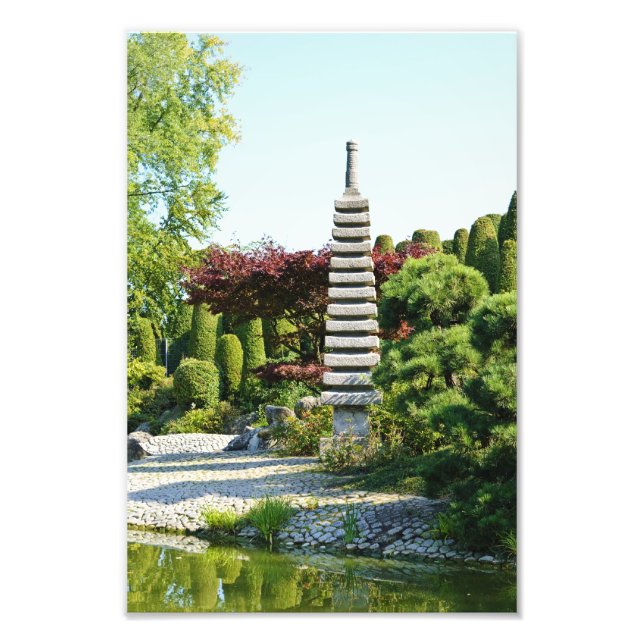 Japanese Garden Photo Print (Front)