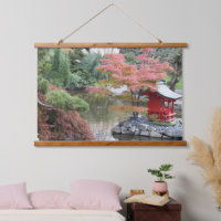 Japanese Garden Pond Scene Landscape