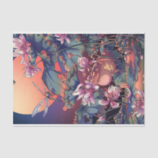 Japanese Garden Pond Tissue Paper