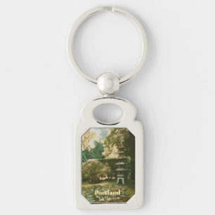 Japanese Garden, Portland, Oregon Souvenir Key Ring