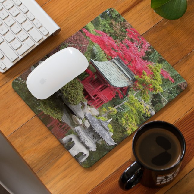 Japanese Garden Scene Mouse Pad (In Situ)