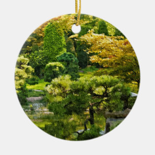 Japanese Garden - Traditional Aesthetic Ceramic Ornament