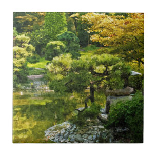 Japanese Garden - Traditional Aesthetic Ceramic Tile