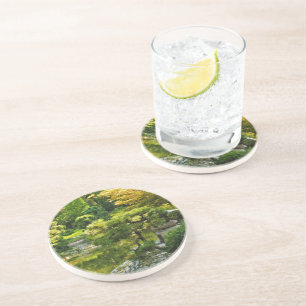 Japanese Garden - Traditional Aesthetic Coaster