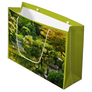 Japanese Garden - Traditional Aesthetic Large Gift Bag