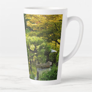 Japanese Garden - Traditional Aesthetic Latte Mug