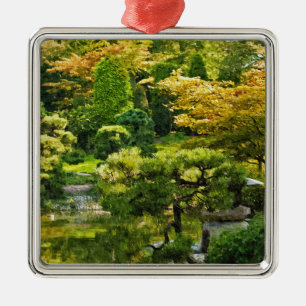 Japanese Garden - Traditional Aesthetic Metal Ornament