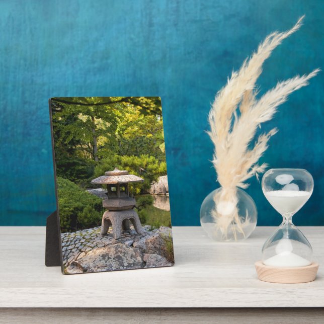Japanese Garden - Traditional Aesthetic  Plaque (Side)