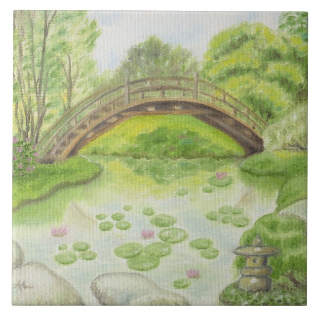 Japanese Garden wall tile (Front)