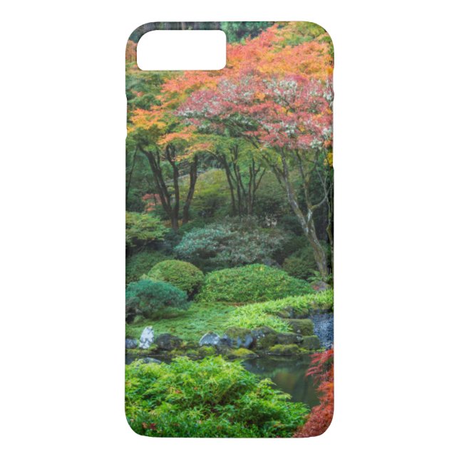 Japanese Gardens In Autumn In Portland, Oregon 3 Case-Mate iPhone Case (Back)