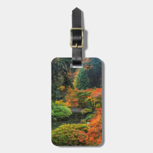 Japanese Gardens In Autumn In Portland, Oregon 5 Luggage Tag