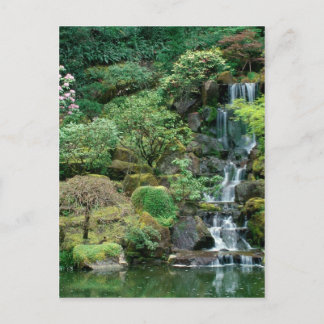 Japanese Gardens Portland, Oregon Postcard