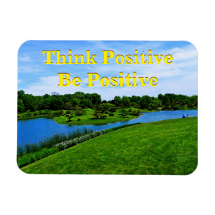 Japanese Gardens Think Positive Magnet
