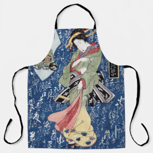 Japanese Geisha (1828) Keisai Eisen - Artistic Apr Apron