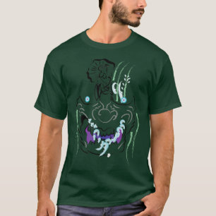 Japanese Geisha and samurai mask streetwear T-Shirt