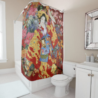 Japanese Geisha Art -  Shower Curtain