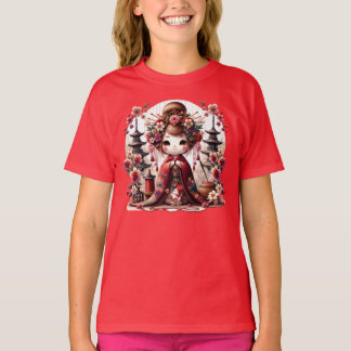 Japanese Geisha Cute Scene T-Shirt