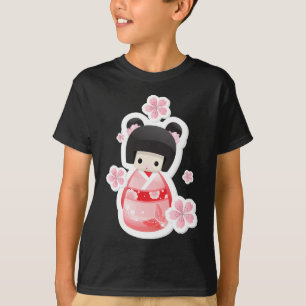 Japanese Geisha Doll - buns series T-Shirt