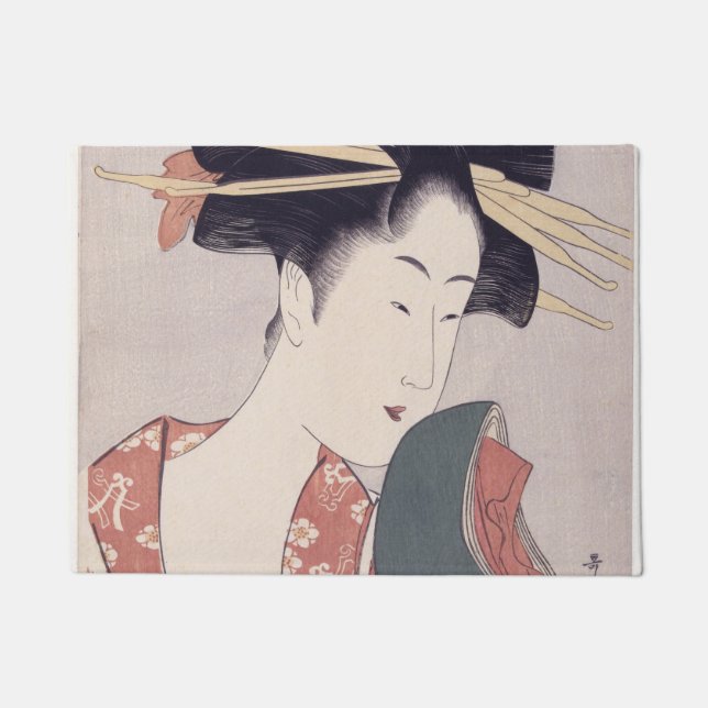 Japanese Geisha Doormat (Front)