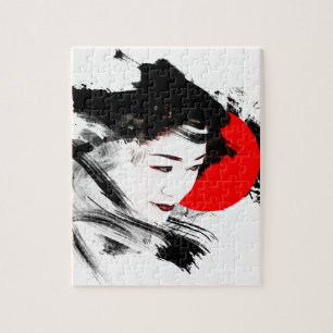 Japanese Geisha Jigsaw Puzzle