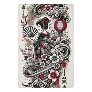Japanese Geisha Mini Clipboard – Elegant