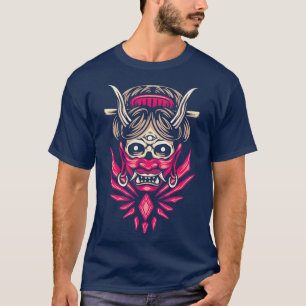 Japanese Geisha Oni Demon Ogre Yokai T-Shirt