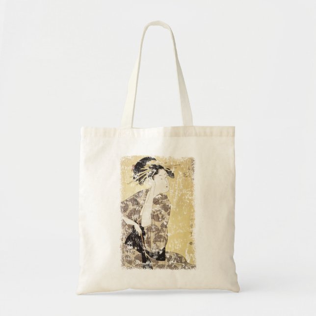 Japanese Geisha Tote Bag (Front)