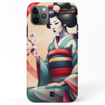 JAPANESE GEISHA WOMAN BEAUTY CHERRY BLOSSOMS