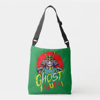 Japanese Ghost Samurai Martial Art in Retro Style
