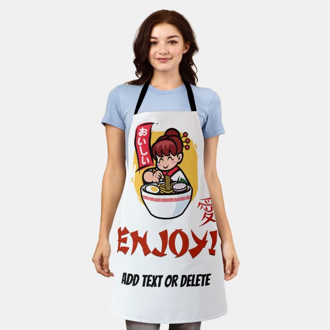 Japanese Girl Character Apron (Worn)