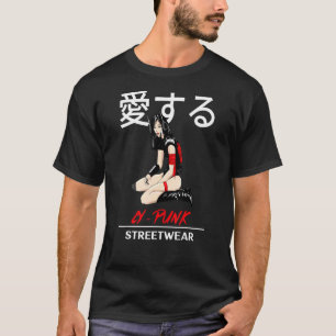 Japanese Girl Warrior Cyber Punk Streetwear T-Shirt