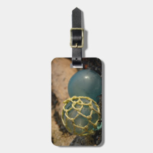 Japanese Glass Fishing Float Luggage Tag