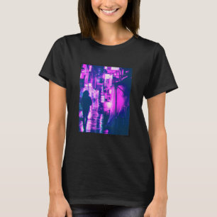 Japanese Glitch Cyberpunk Tokyo Streetwear Aesthet T-Shirt