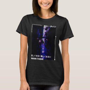 Japanese Glitch Cyberpunk Tokyo Streetwear Aesthet T-Shirt