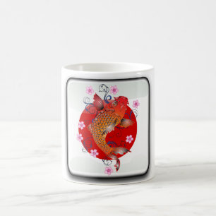 Japanese glossy flag coffee mug