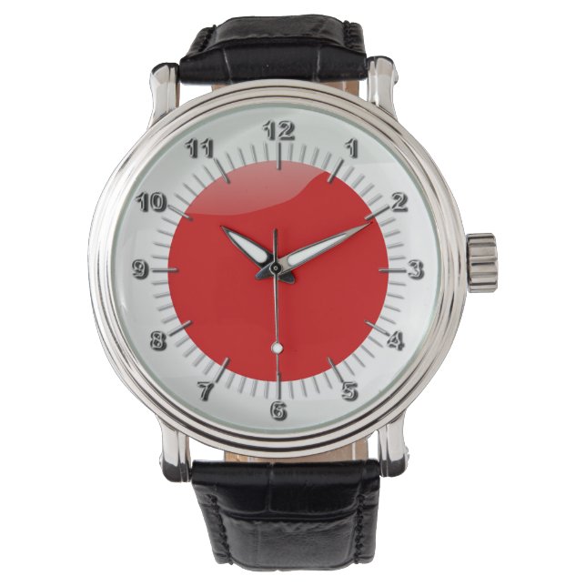 Japanese glossy flag watch (Front)
