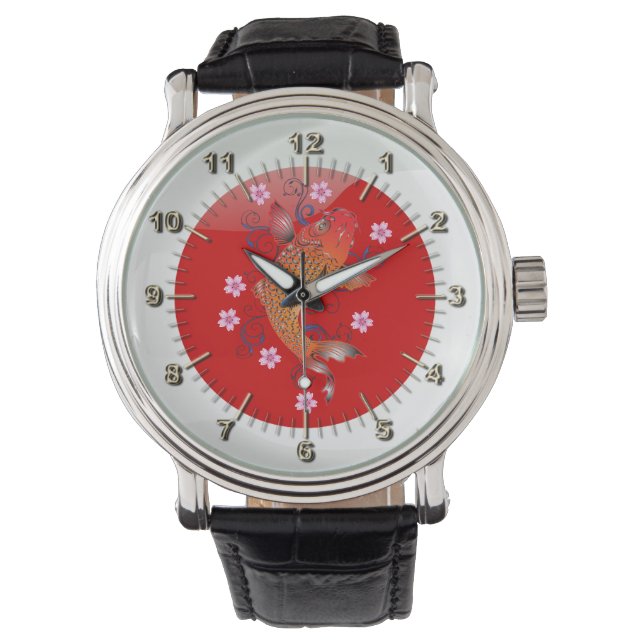 Japanese glossy flag watch (Front)