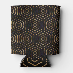 Japanese gold polygon pattern. can cooler