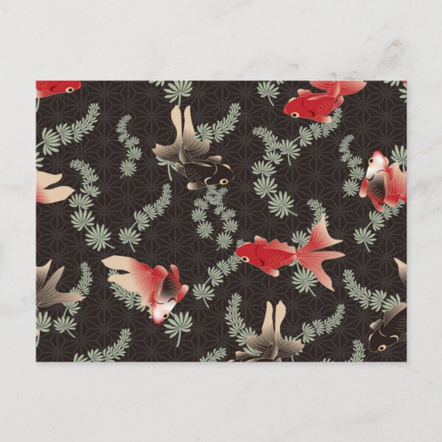 Japanese Goldfish Postcard (Front)