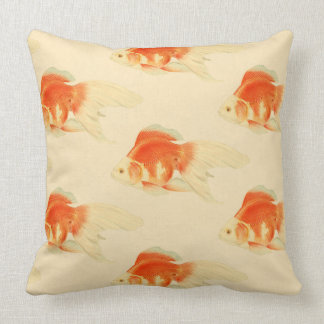 Japanese goldfish. The Ryukin. Cushion