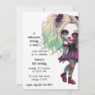 Japanese Gothic Invitation