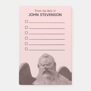 Japanese Great Tengu Yokai Checklist Post-it Notes