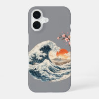 Japanese Great Wave Cherry Blossom iPhone Case